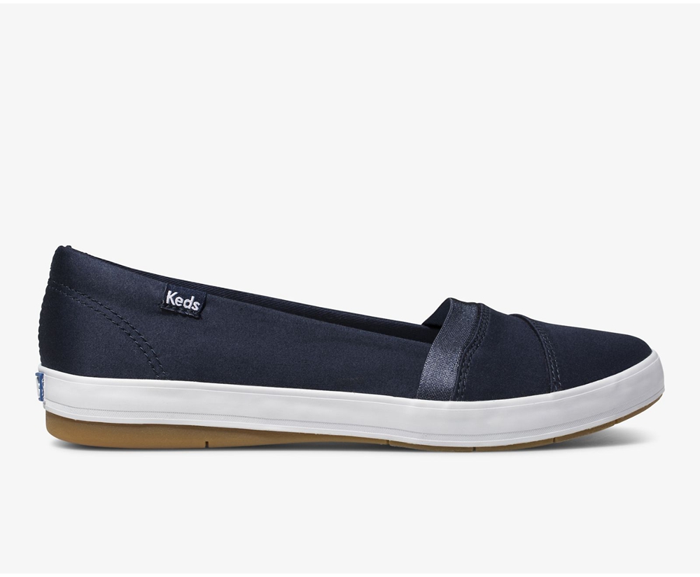 Slip Ons Keds Femme Bleu Marine - Carmel - 459-NRVYSH